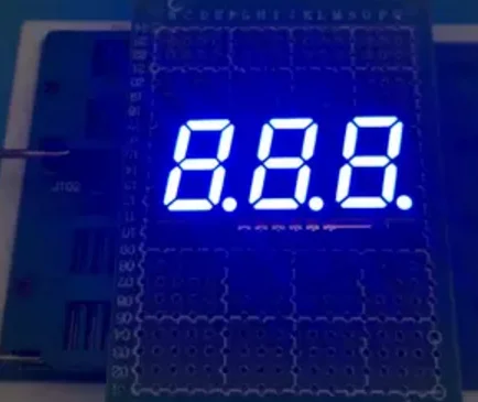 SMD 3 Бит 0 56 дюймовый цифровой трубчатый светодиодный дисплей синий свет 7