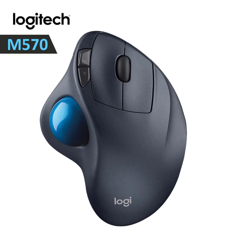 Новый Logitech M570 Беспроводной мыши Trackball Мышь Игровые супер питание | Компьютеры и