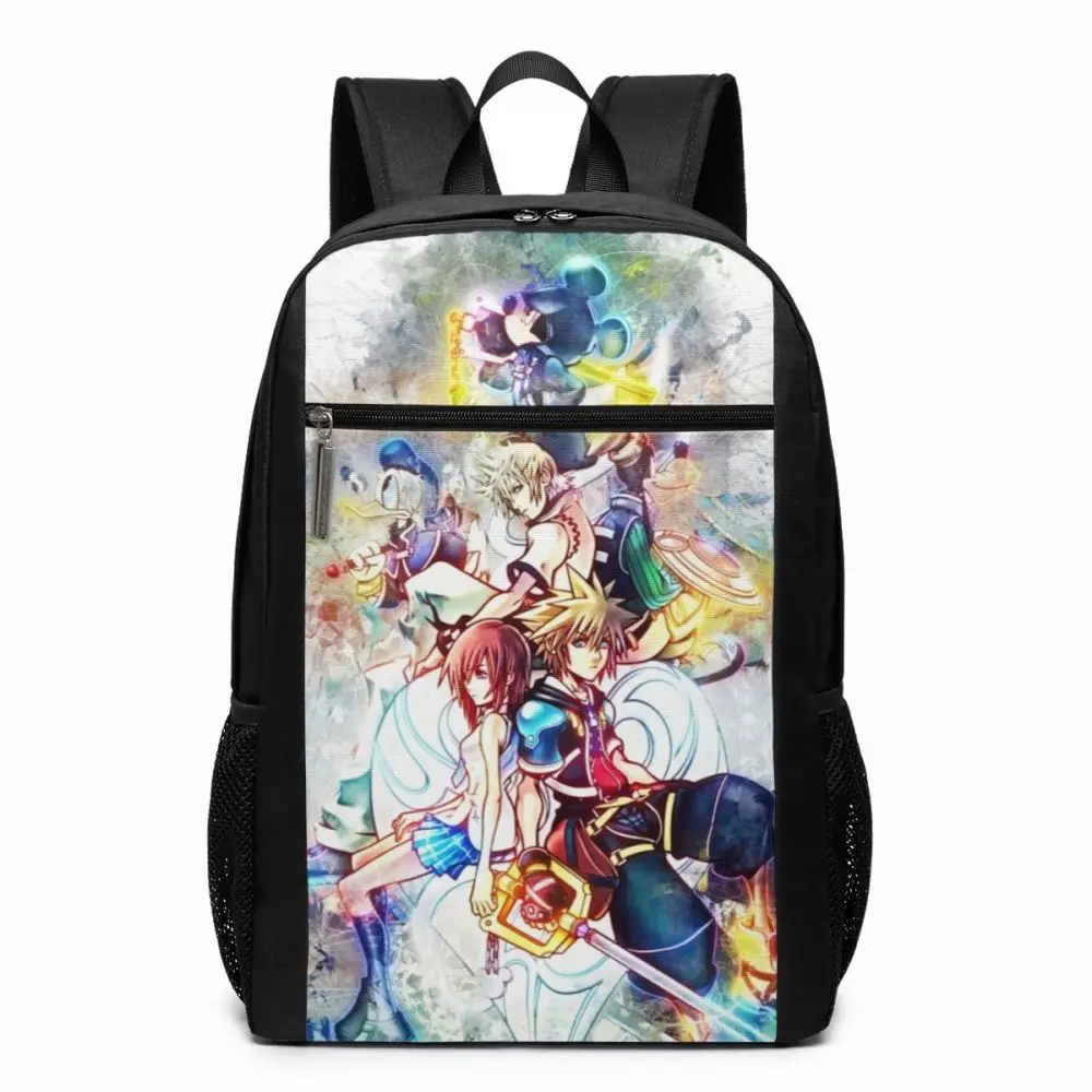 Рюкзак Kingdom Hearts для мужчин и женщин семьи трендовые сумки с многофункциональным