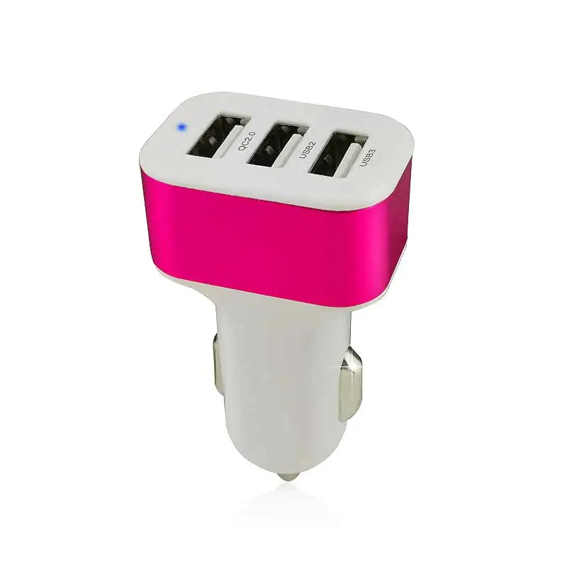 Новый универсальный тройной USB Автомобильное зарядное устройство адаптер гнездо