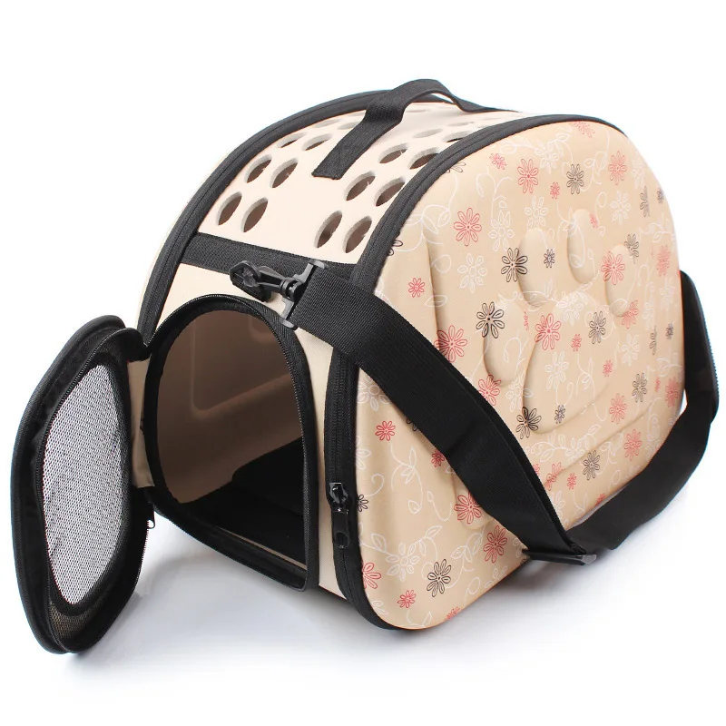 

Pet Cat Outpack Collapsible Outside Cat Carrier Pet Backpack Bag EVA Pet Portable Travel Shoulder Bag For Cat Puppy Pet Supplies