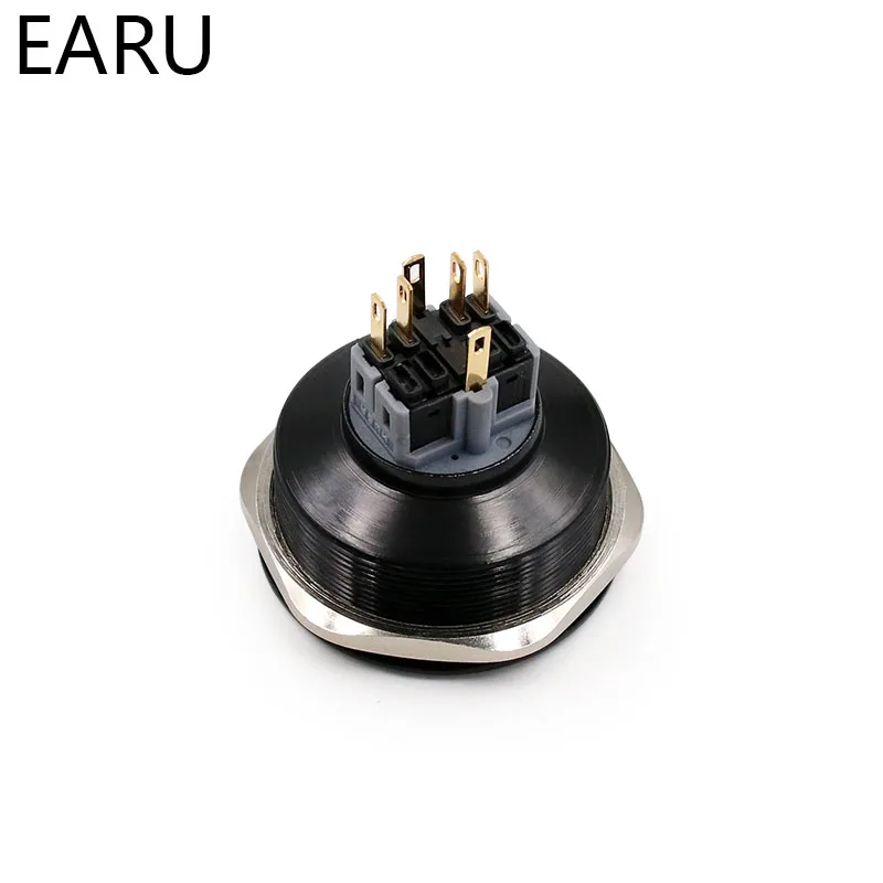 40 мм алюминиевый металлический кнопочный переключатель плоское кольцо круглое