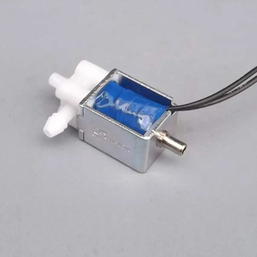 Миниатюрный электромагнитный клапан два тройника ма|solenoid valve|electric valvemini electric valve |