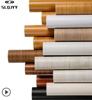 Пленка Боинг толстые водонепроницаемые самоклеящиеся обои под дерево цветная