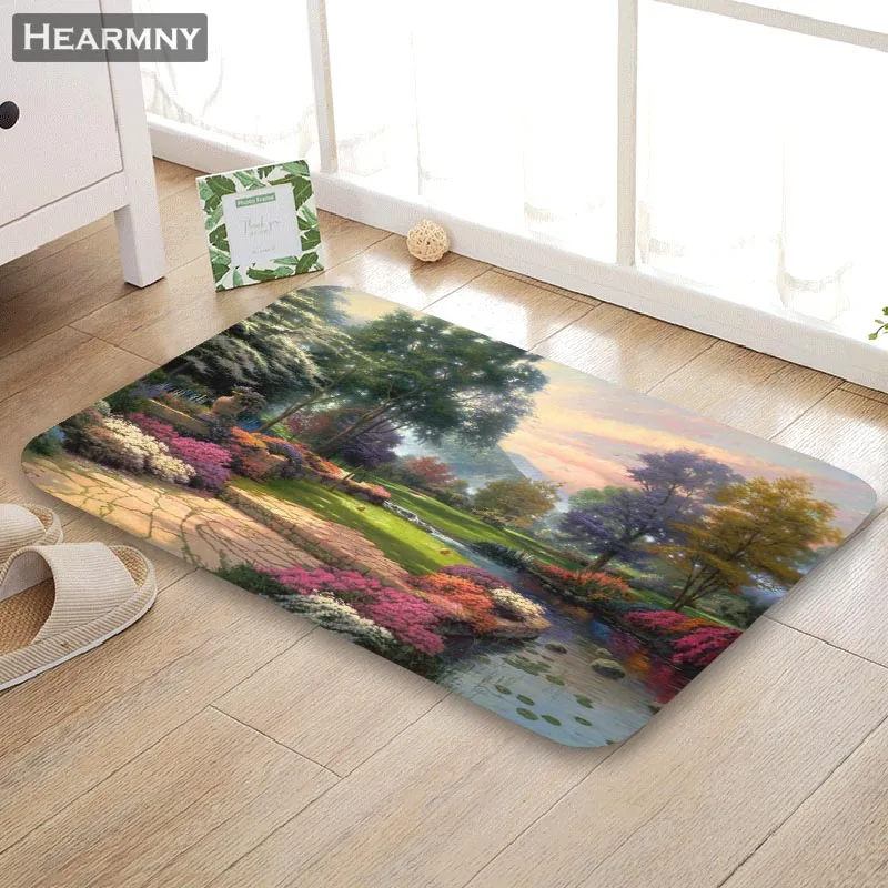 Nice Hometown Doormat Outdoor Floor Mat Home Creative Super Soft Absorbent Bathroom Door Entrance 40X60cm 50x80cm | Дом и сад