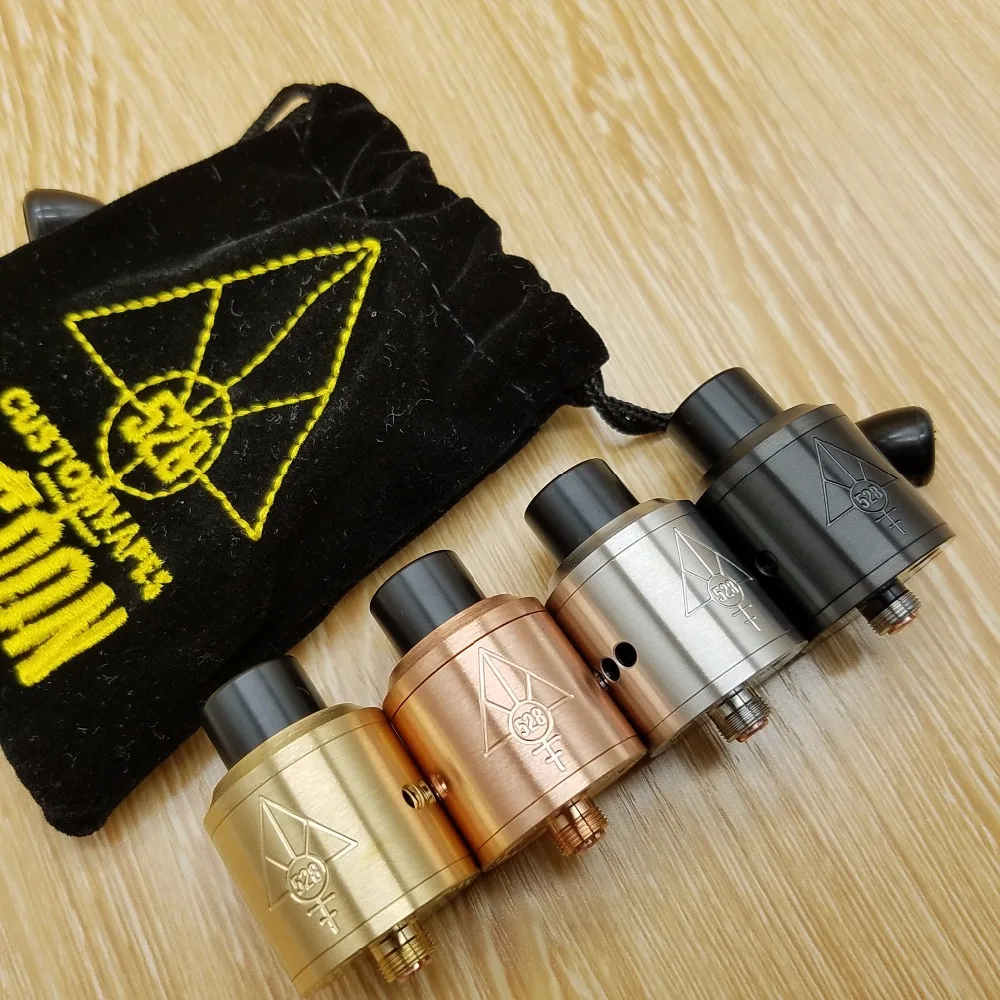 CYAN оригинальный GOON 528 RDA атомайзер 24 мм Одиночная/двойная катушка двойная Колонка