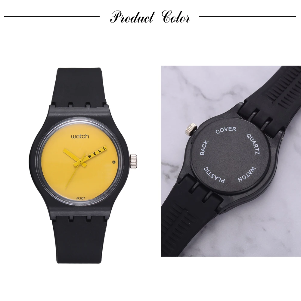 Модные креативные Студенческие Кварцевые часы 2018 простые лаконичные крутые