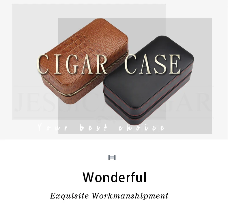 COHIBA крокодиловый узор кожаный сигарный хьюмидор коробка портативный чехол для сигар W/увлажнитель кедрового дерева путешествия Humidor Fit 6 Куба сигары