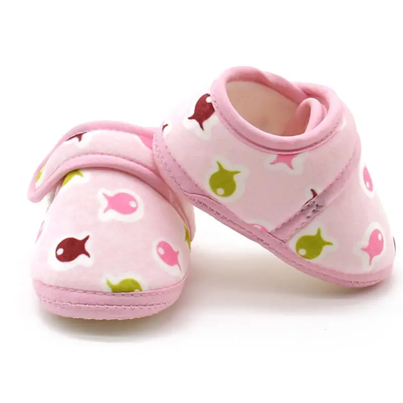 Хлопковая обувь для новорожденных детей кроссовки с мягкой подошвой маленьких