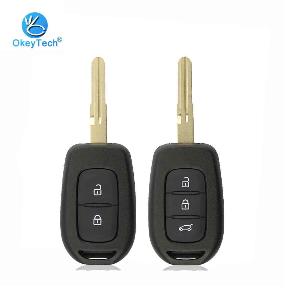 OkeyTech дистанционный ключ для Renault Shell 2/3 откидной складной неограненный пустой