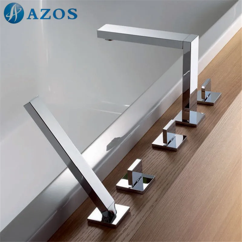 Смесители Для ванны и душа хромированная Полировка ванной Suana 5 шт. наборы насадка