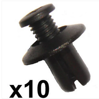 

10x For Plastic Trim Retaining Clips / Fasteners- 8mm hole