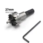 1 шт., сверло с сердечником 27 мм 1,06 дюйма, металлическая кольцевая пила, высокоскоростное стальное ядро, специально для нержавеющей стали HSS