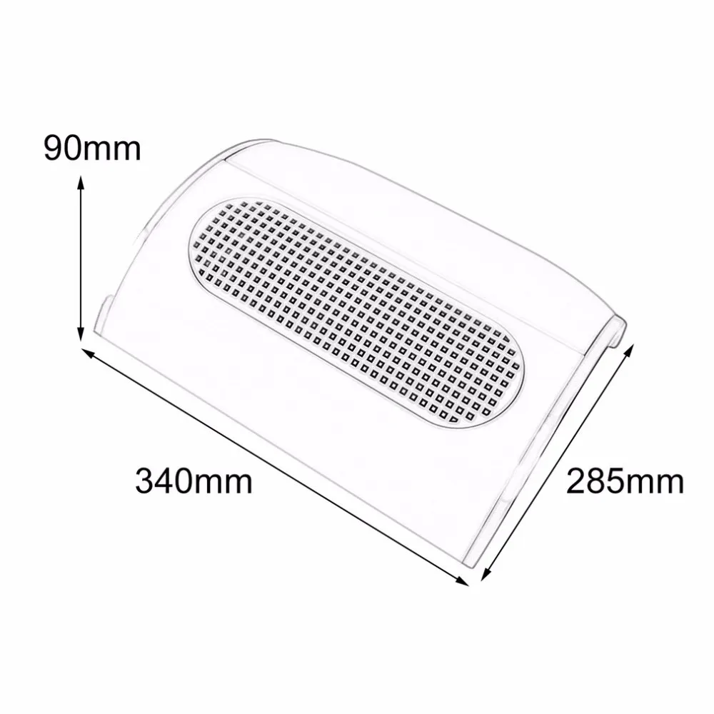 

Professional Nail Dust Suction Collector Vacuum Cleaner with 3 Powerful Fan Manicure Salon Tools with 2 Dust Collecting Bag