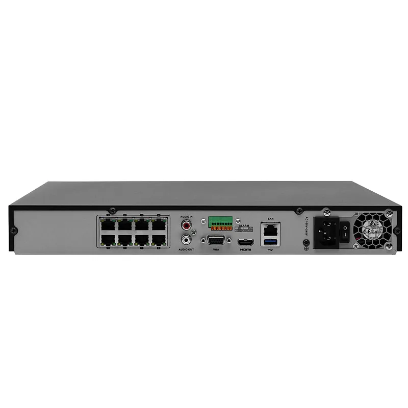 HIK OEM NVR DT 608 V2/P8 = DS 7608NI I2/8 P для HD IP камеры до 12MP записи Поддержка h.265MPEG4 видео форматы