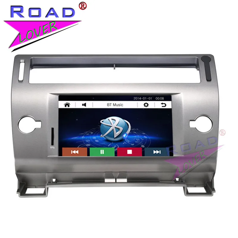 Автомобильный DVD плеер TOPNAVI Wince 2 Din 7 дюймов Автомагнитола для Citroen C4 стерео GPS