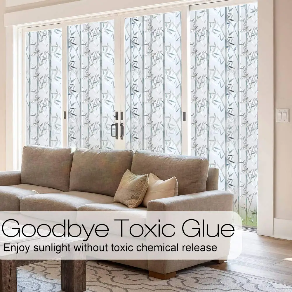 3D пленка для окна без клея статическая оконная липкая виниловая стеклянная