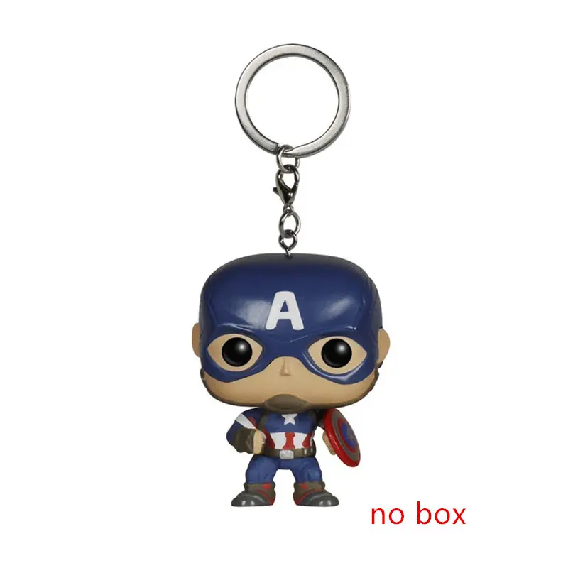 FUNKO POP Marvel Мстители: эндшпиль Тор Локи танос Веном Дэдпул Лига Справедливости Карманный Брелок фигурка игрушки для мальчиков - Цвет: Красный