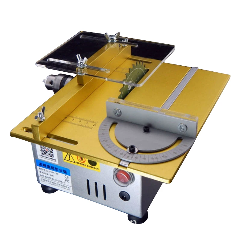 Mini table saw/12V-24V portable DIY wood Cutting machine, desktop buddha beads polish machine,metal/Acrylic cutter