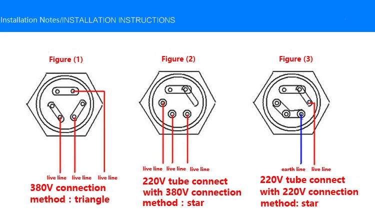 Isuotuo DN50 погружной нагревательный элемент, 220 V/380 V 3U Электрический трубчатый нагреватель, нержавеющая сталь " бойлер водонагреватель