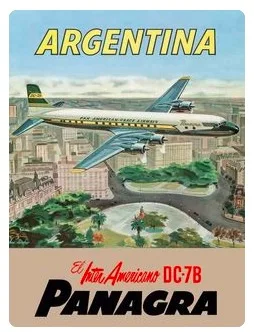 Аргентина Buenos Aires путешествия Тур ретро, ВИНТАЖНЫЙ ПЛАКАТ холст живопись DIY обои плакаты украшения для дома подарок