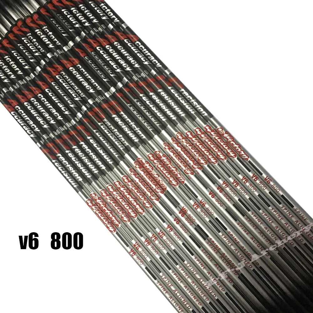 Стрелы из чистого углерода 12 шт. стрелы Spine 350 400 500 600 700 800 ID 900 мм 30 дюймов Receuve для
