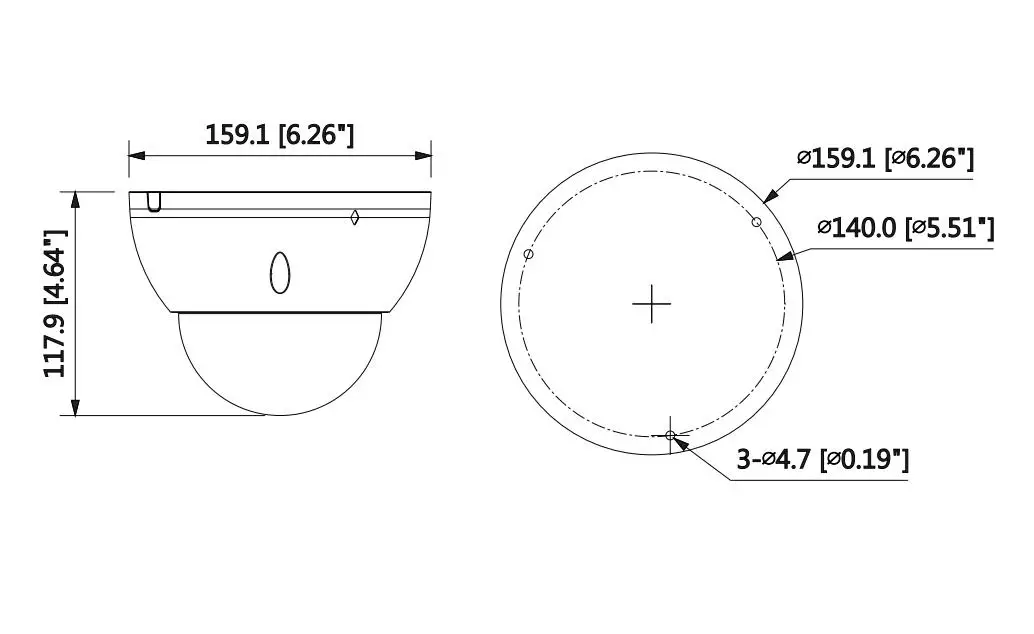 Dahua IP камера 2MP IPC HDBW8241E Z5 7 мм ~ 35 Моторизованный объектив IR AI купольная сетевая