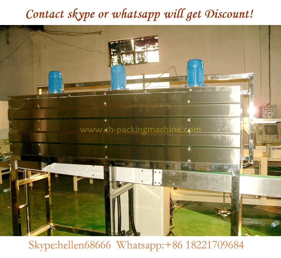 Электрическая термоусадочная печь для бутылок машина упаковочная в Шанхае CE |