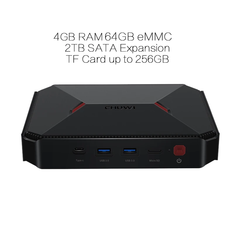 CHUWI GBox Mini PC 2 4/5 г Intel последние близнецы озеро N4100 4 К жесткий декодирования ГБ