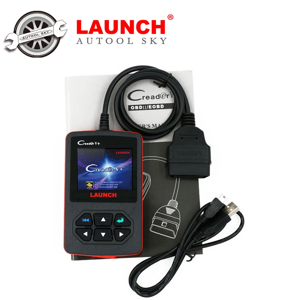 Горячая Продажа 2016 Бесплатная Доставка 100% Оригинал Старт Creader V + OBD2 EOBD Код Сканер