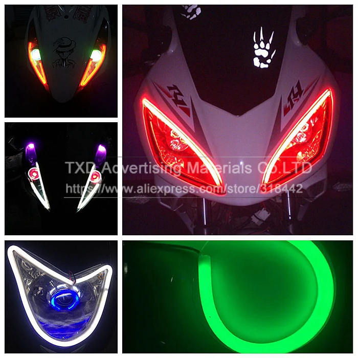 Дневные ходовые огни для стайлинга автомобиля 2 шт. 85 см гибкая светодиодная