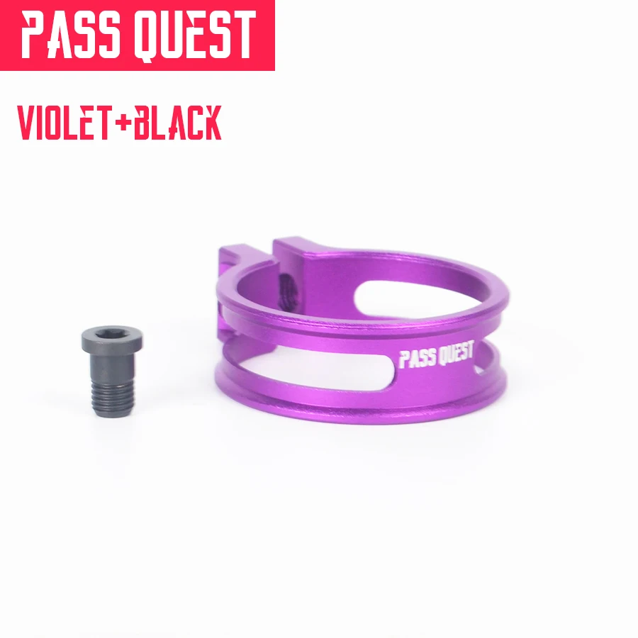 Pass Quest 34 9 мм 7g Ультра легкий зажим для сиденья 7075 алюминиевый сплав + титановые