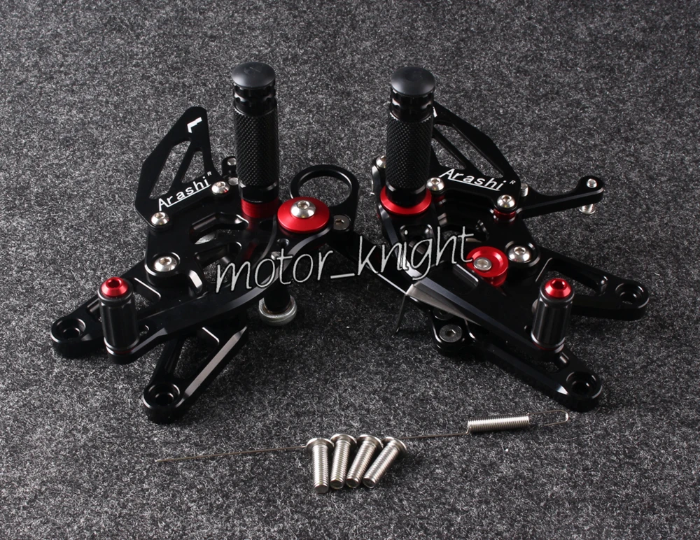 

New Rearset Rear set Foot pegs For BMW S1000RR 2010-2013 Black