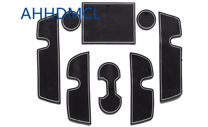 Коврик для паза двери автомобиля слот ворот чашка Подлокотник коврик хранения