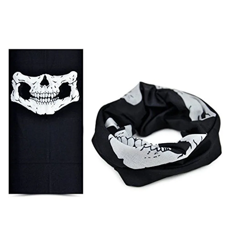 

8 colour Skull Design Multifunctional Bandana Ski Sports Motorcycle Biker Scarf Face Masks 600pcs/lot