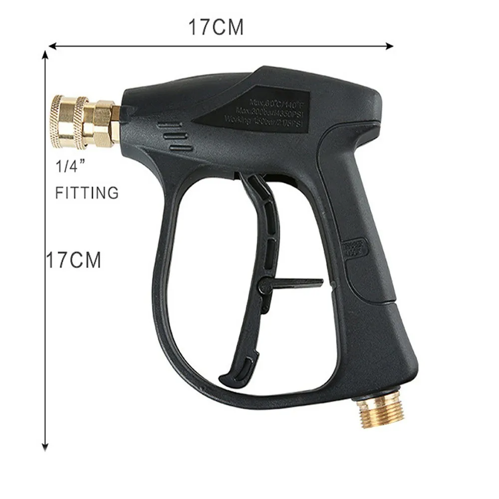 OPQR 2320 PSI пистолет для мойки под давлением M22 резьба пенная насадка Регулируемая пенная пушка с 1/" быстрым разъемом пены