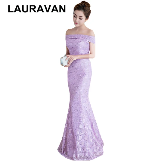 Скромные цвета шампанского лавандового украшенные русалочкой Длинные свадебные