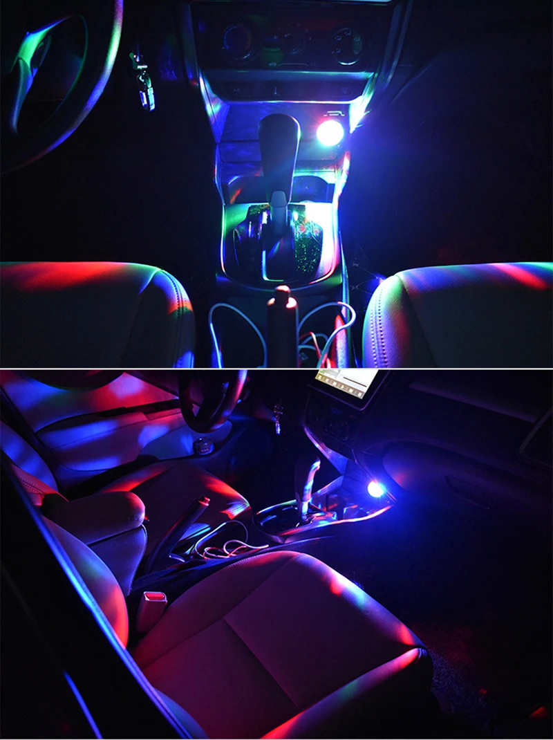 USB мини автомобильный сценический светильник, портативный RGB светодиодный светильник с эффектом s для дискотеки, семейные вечерние лампы с эффектом праздника