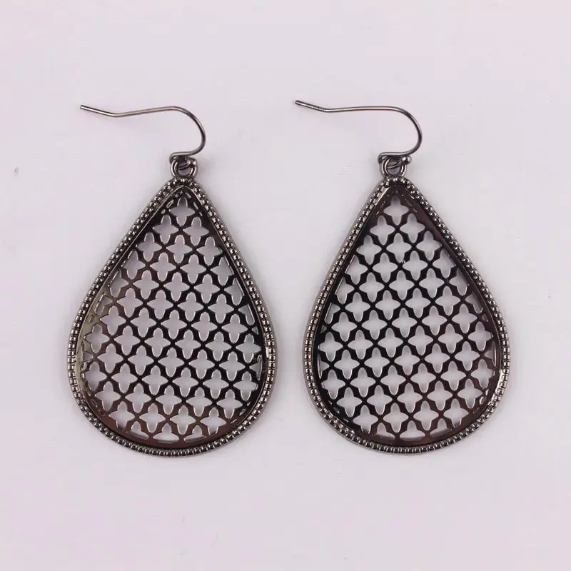 Золотые и новые дизайнерские модные серьги подвески из сплава с вырезами для