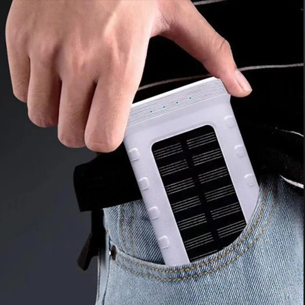 Прочный практичный двойной usb порт солнечной энергии 2A чехол (не включает