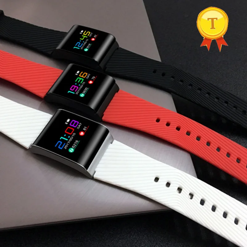 Лучший подарок жене! Сенсорный экран цветные слова умный наручный браслет