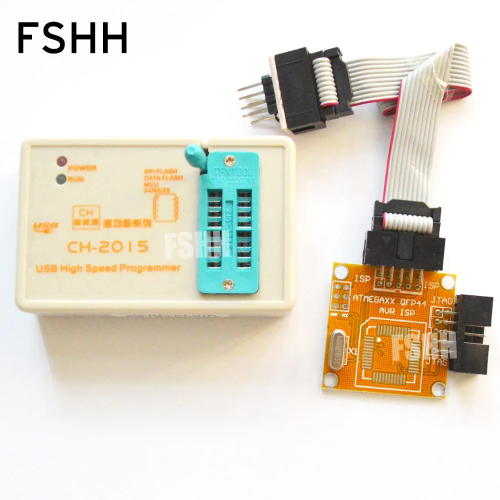 Интеллектуальный Высокоскоростной USB-программатор CH2015 + TQFP32 TQFP44 TQFP64 AVR ISP
