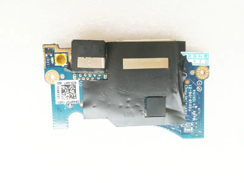 Оригинальный Для dell XPS13 9360 usb плата кнопка включения питания LS D841P 04F73T 4F73T cn