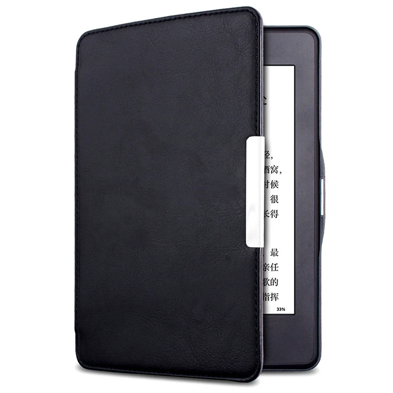 Кожаный чехол-книжка для планшета Kindle Paperwhite(7 поколение) 6 дюймов Магнитный умный противоударный чехол+ бесплатные подарки A20