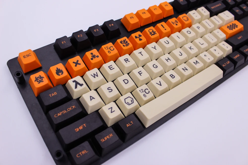 MP Carbon цвет вишневый профиль брелки английская/Корейская версия PBT краситель-сублимированный Keycap для механической клавиатуры
