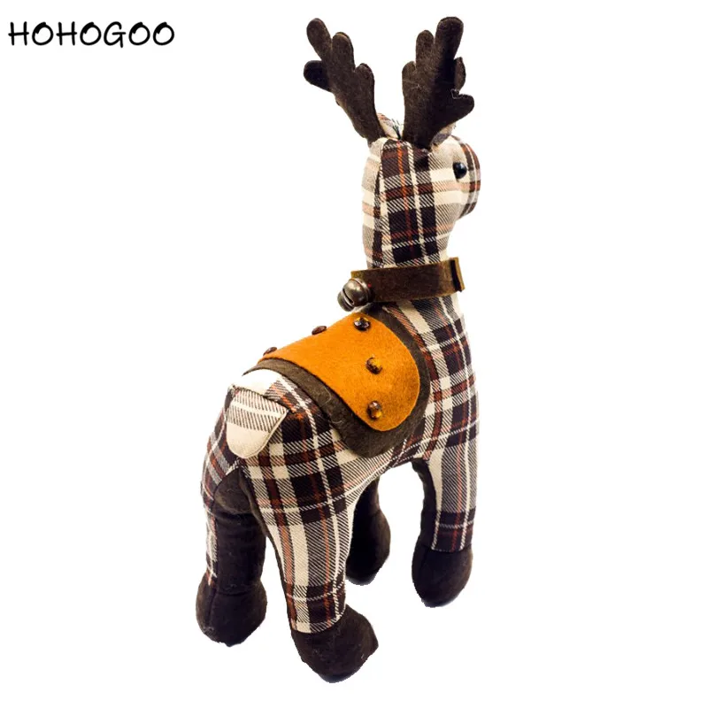 HOHOGOO 1 шт. Лось Рождественское украшение ткань новый год ужин вечерние 2018