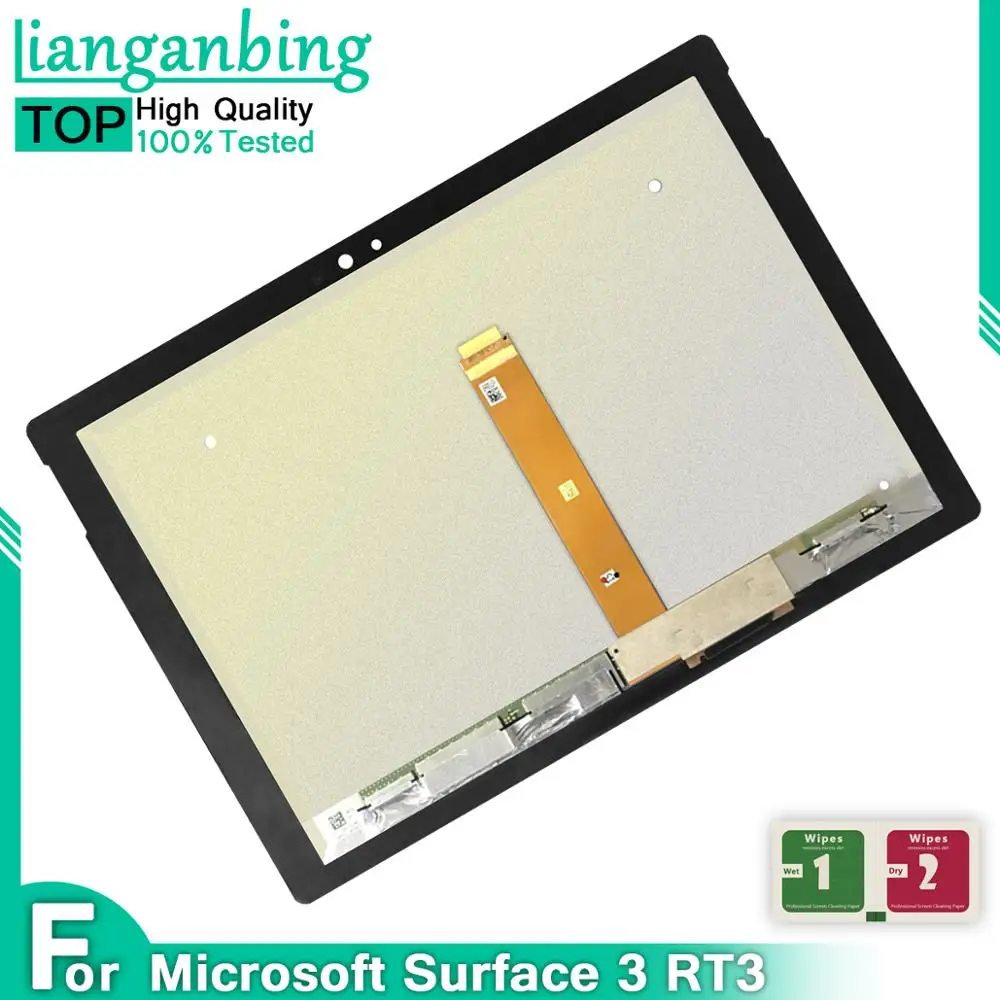 10,8 дюймовый ЖК-дисплей S для microsoft Surface Pro 1645 RT3 ЖК-дисплей с сенсорным экраном дигитайзер панель в сборе экран