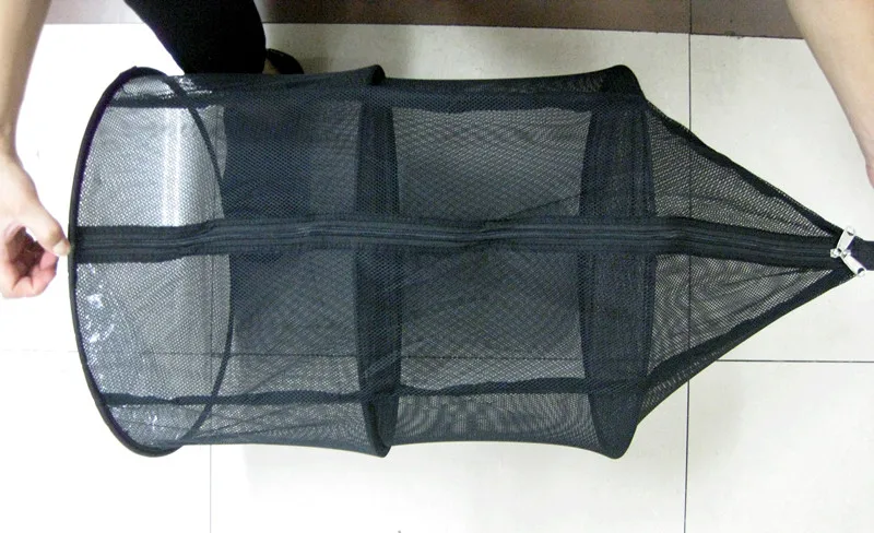 Высококачественный складной круглый металлический каркас нейлоновая сетка краб