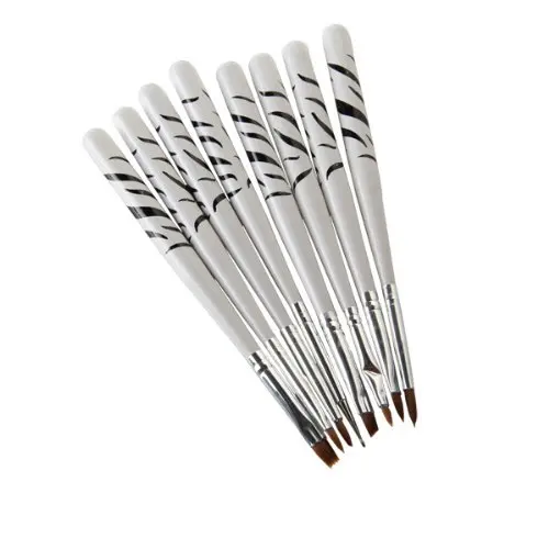 Набор кистей для дизайна ногтей набор УФ геля 8 шт./компл.|nail art brush set|art setnail |