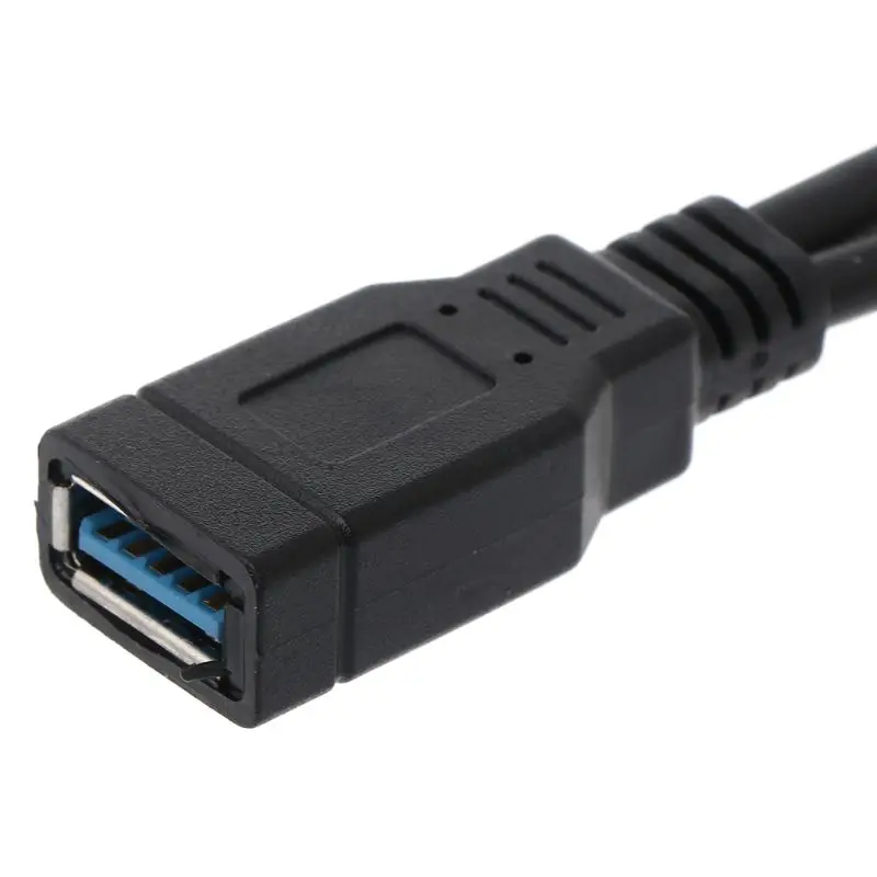 USB 2 0 A папа к Женский Двойной источник питания разветвитель удлинитель
